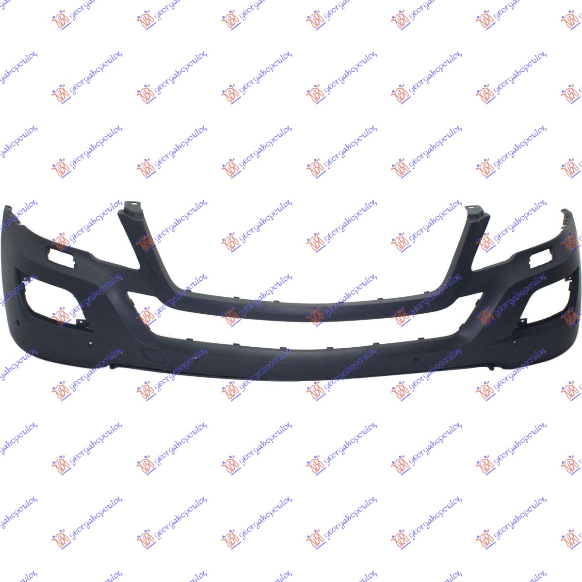 FRONT BUMPER 2008- PRIMED (W/6 PDC & WASHER HOLES)