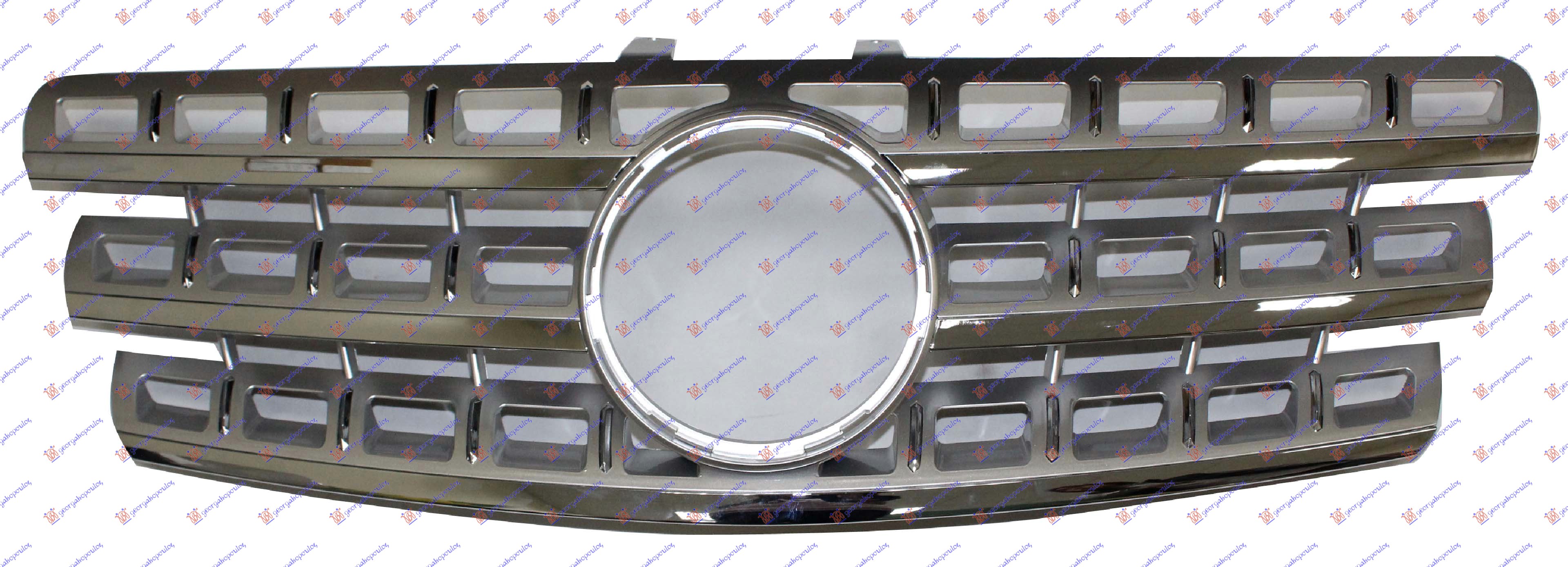 GRILLE 2008- (CHROME/GRAY)