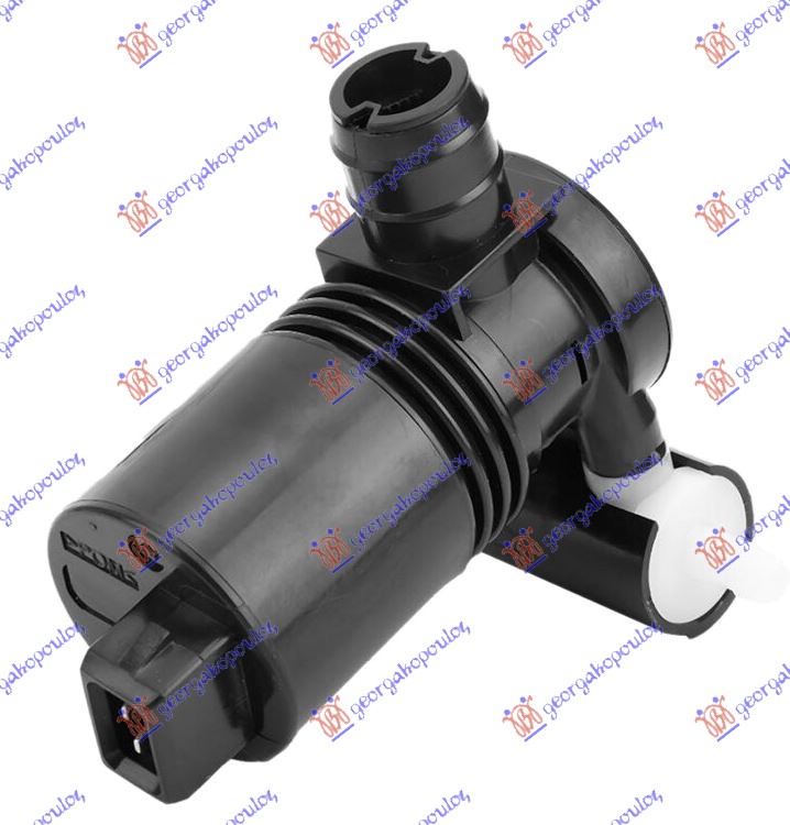 MOTOR FOR WIPER WASHER TANK (SQUARE PLUG) (DUAL)