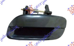 DOOR HANDLE REAR OUTER BLACK