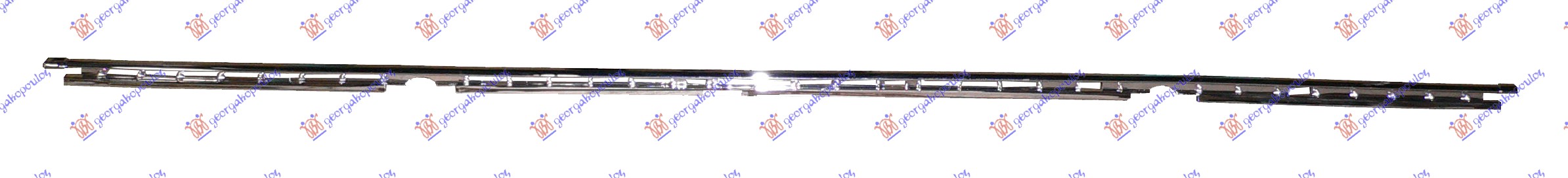 REAR BUMPER MOULDING UPPER CHROME -2000