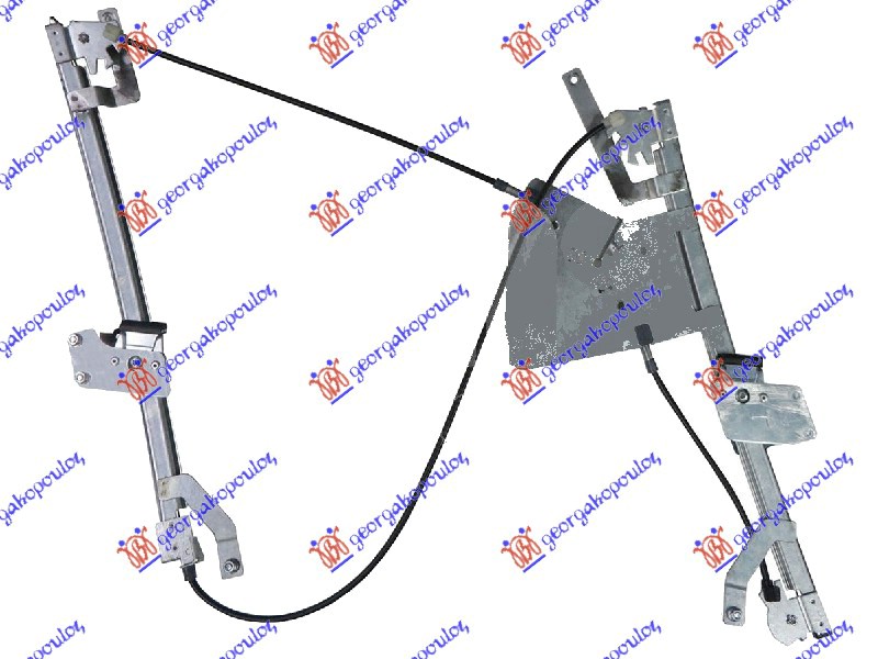 Macara geam față electrică (fără motor) (calitate A)