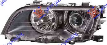 HEAD LAMP XENON (BLACK) (DEPO)