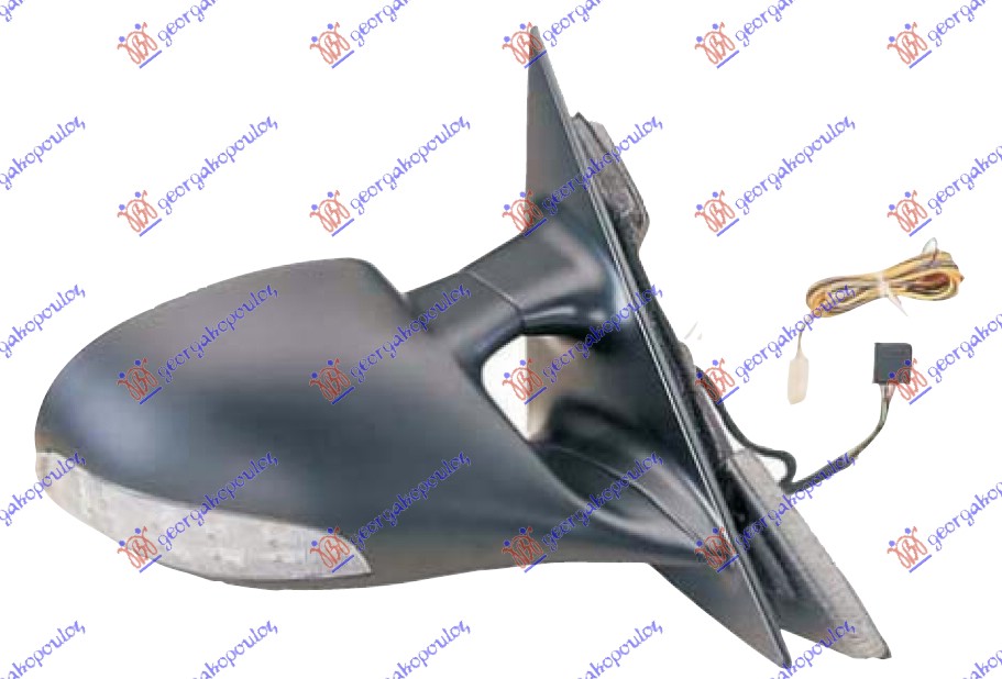 MIRROR LOOK `M3` ELECTRICAL (W/ SIDE LAMP)