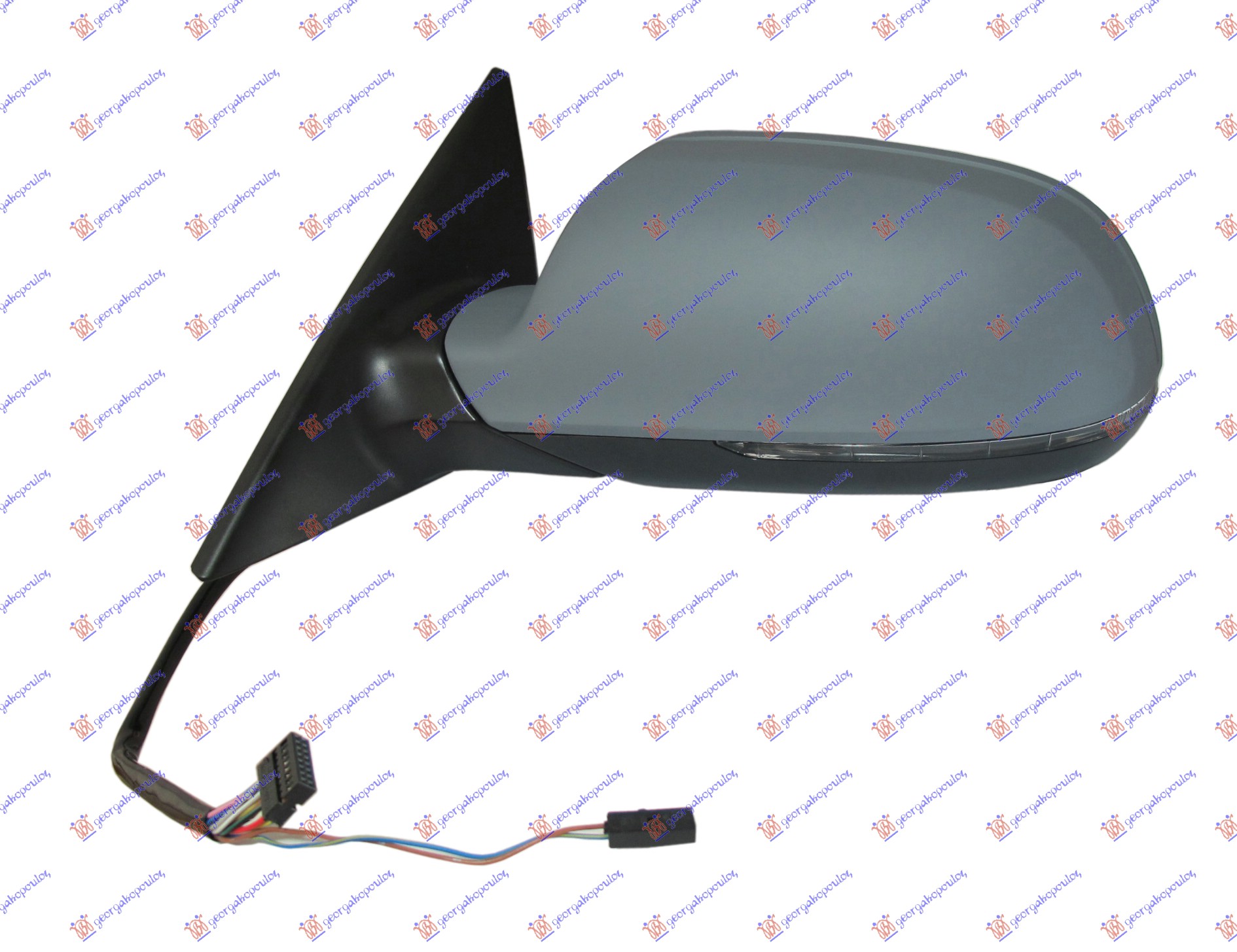 DOOR MIRROR ELECTRICAL HEATED FOLDABLE PRIMED (W/MEMORY) 2010- SPORTBACK (16 PIN) (A QUALITY) (ASPHERICAL GLASS)