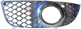 FRONT BUMPER GRILLE (W/ FOG LAMP HOLE) (CHROME)