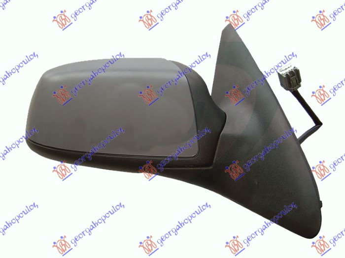 DOOR MIRROR ELECTRICAL HEATED FOLDABLE PRIMED (W/FOOT LAMP) 2003- (CONVEX GLASS)