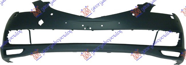 FRONT BUMPER PRIMED -2011 (W/WASHER HOLES)