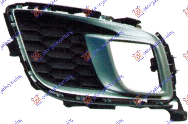 FRONT BUMPER GRILLE (W/ FOG LAMP HOLE) (SPORT) -2011
