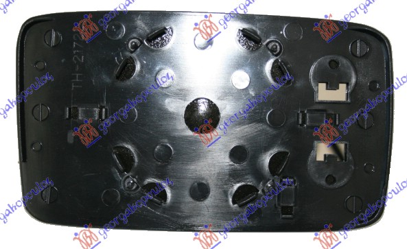 DOOR MIRROR GLASS HEATED (ASPHERICAL GLASS)