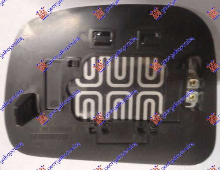 DOOR MIRROR GLASS HEATED (ASPHERICAL GLASS)