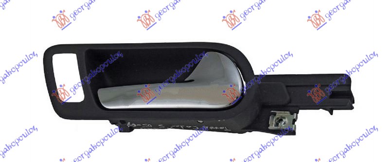 DOOR HANDLE FRONT/REAR INNER CHROME /BLACK