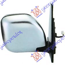 DOOR MIRROR ELECTRICAL CHROME (CONVEX GLASS)