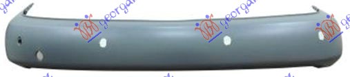 REAR BUMPER PRIMED (W/4 PDC)