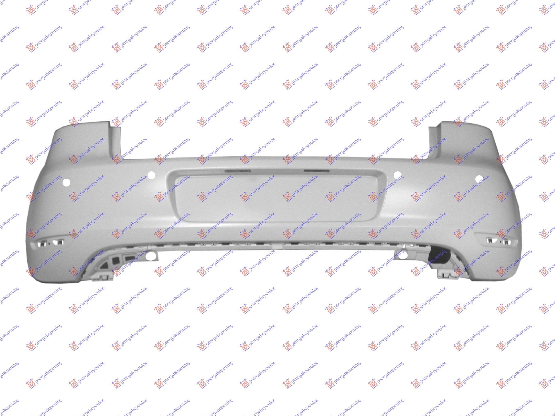 REAR BUMPER (W/4 PDC) (A QUALITY)
