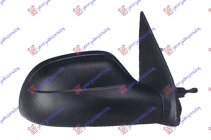 DOOR MIRROR CABLE BLACK (CONVEX GLASS)