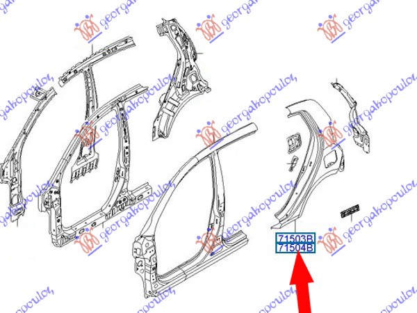 REAR FENDER (ORIGINAL)