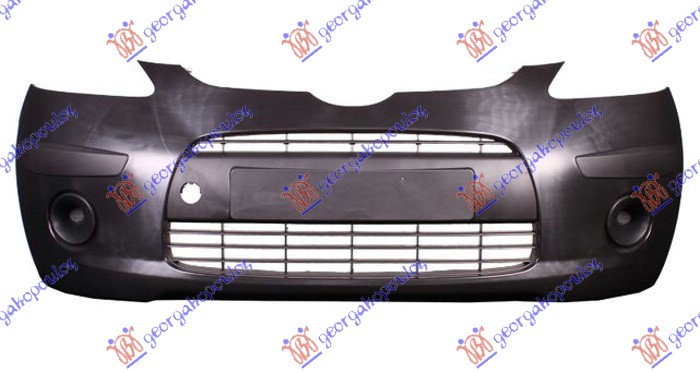 FRONT BUMPER (W/GRLLE & MOULDINGS EMBEDDED) (W & W/O F.L. HOLE) (A QUALITY)