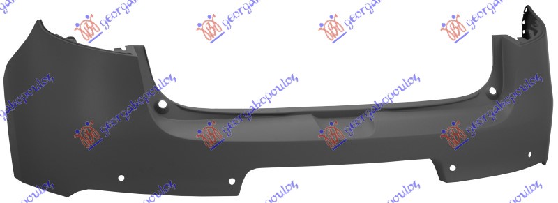 REAR BUMPER PRIMED (W/4 PDC)