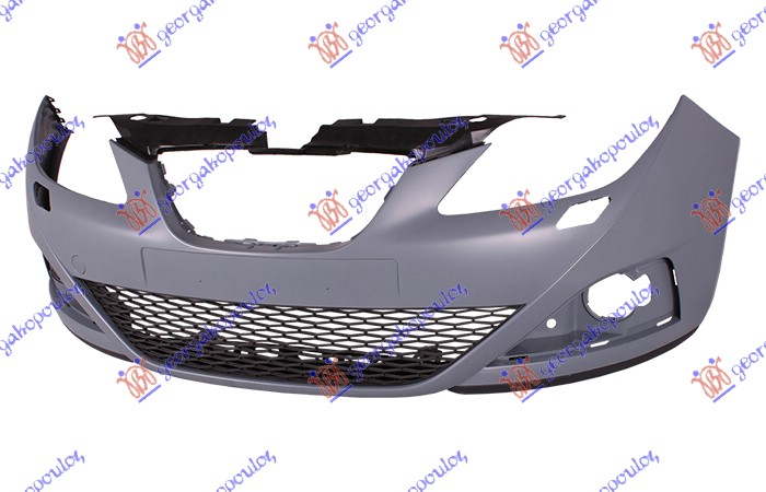 FRONT BUMPER PRIMED (W/WASHER HOLES) (A QUALITY)