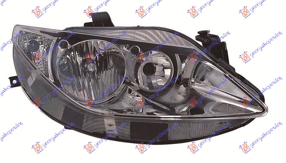HEAD LAMP (TWIN REFLECTOR) (DEPO)