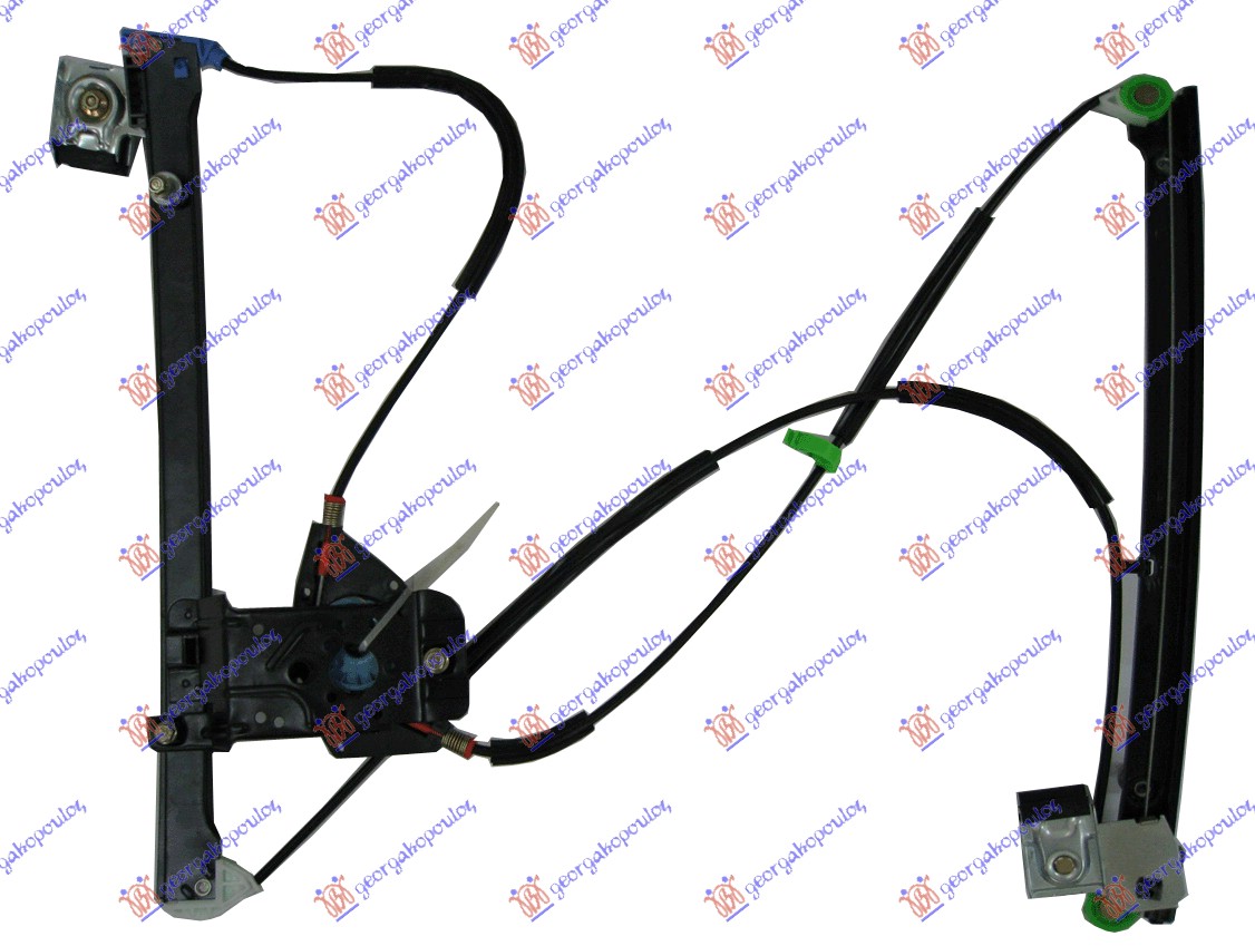 FRONT WINDOW REGULATOR ELECTRICAL 3D (W/O MOTOR)
