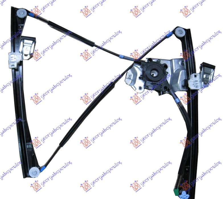 Macara geam față electrică 5D (fără motor)