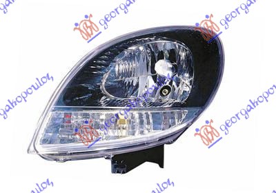 HEAD LAMP BLACKWHITE SIDE LAMP (TYC)
