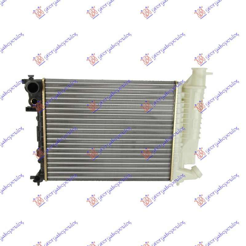 RADIATOR 1.1-1.4 PETROL - A/C (460x380) (WITHOUT SAFETY)