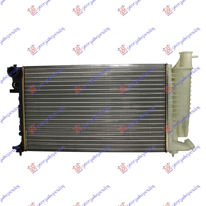 RADIATOR 1.6-1.8 PETROL - 1.8-1.9 DIESEL + A/C (610x360)