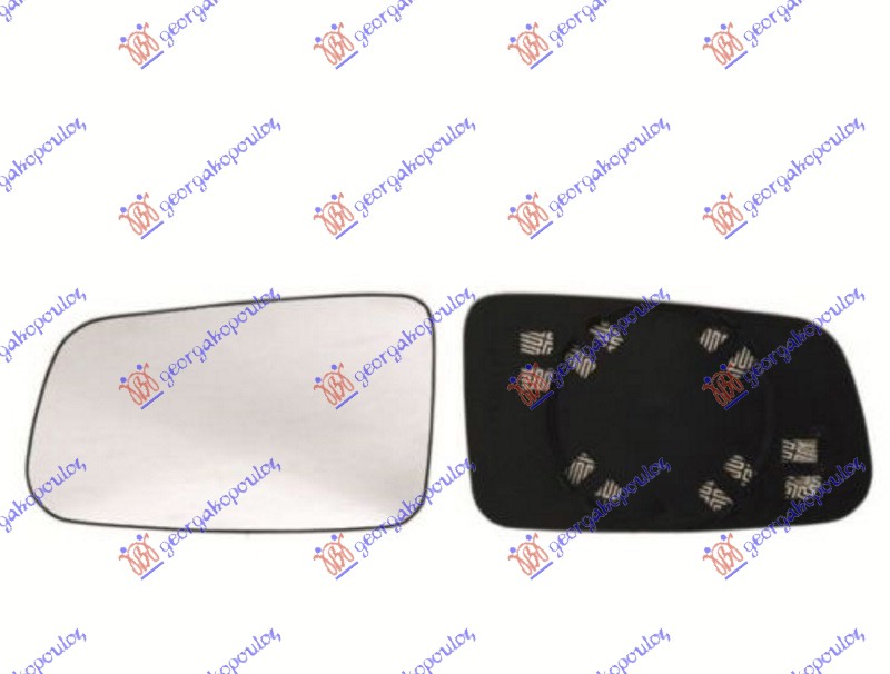 DOOR MIRROR GLASS HEATED