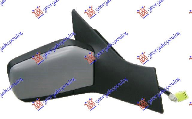 DOOR MIRROR ELECTRICAL HEATED PRIMED (CONVEX GLASS)