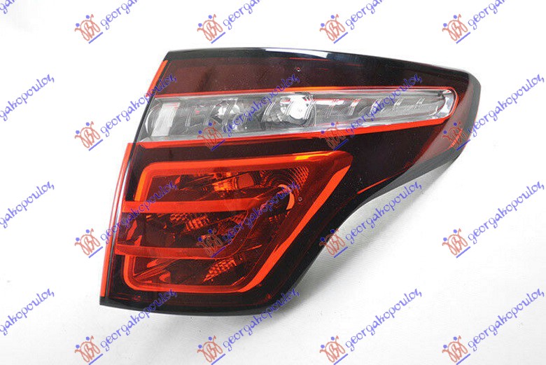 TAIL LAMP OUTER 2011- SMOKE (MARELLI)