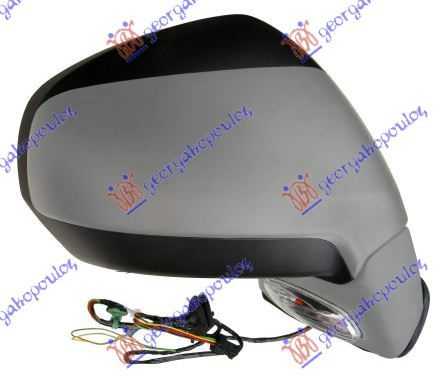 DOOR MIRROR ELECTRICAL HEATED (W/SIDE LAMP & FOOT LAMP & SENSOR) (A QUALITY) (CONVEX GLASS)
