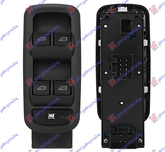 DOOR/MIRROR SWITCH FRONT (QUATERN) (19PIN)
