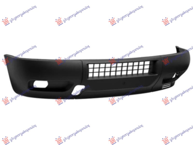 FRONT BUMPER BLACK (W/FOG LAMP HOLES)