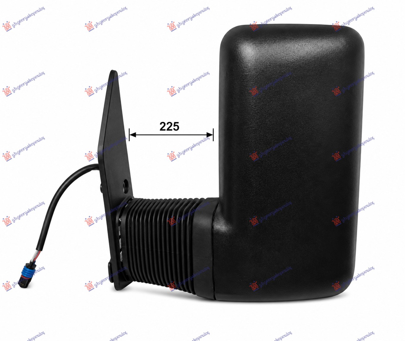 DOOR MIRROR MANUAL (LONG ARM) (W/SENSOR) (2Pin) (CONVEX GLASS)
