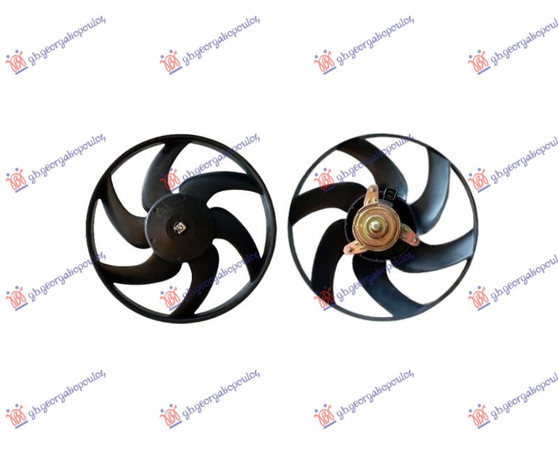 COOLING FAN A/C (MOTOR+FAN) PETROL-DIESEL (340mm)