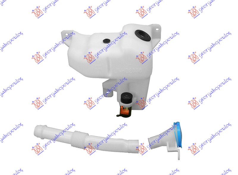 WIPER WASHER TANK WITH MOTOR