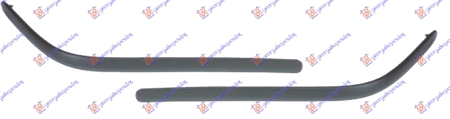 FRONT BUMPER MOULDING PLASTIC