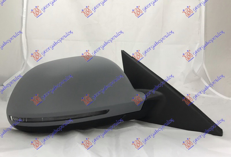 DOOR MIRROR ELECTRICAL HEATED FOLDABLE PRIMED (W/SIDE LAMP) -2010 (CONVEX GLASS)