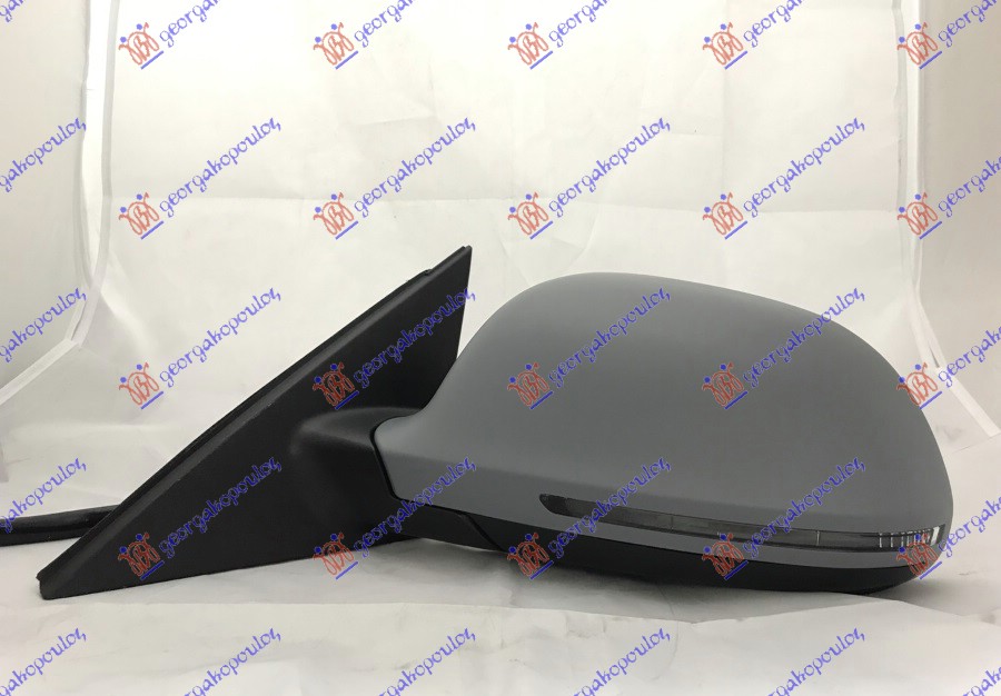 DOOR MIRROR ELECTRICAL HEATED FOLDABLE PRIMED (W/SIDE LAMP) -2010 (ASPHERICAL GLASS)