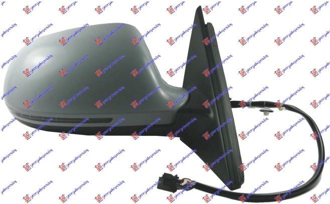 DOOR MIRROR ELECTRICAL HEATED FOLDABLE PRIMED (W/SIDE LAMP & MEMORY) -2010 (ASPHERICAL GLASS)