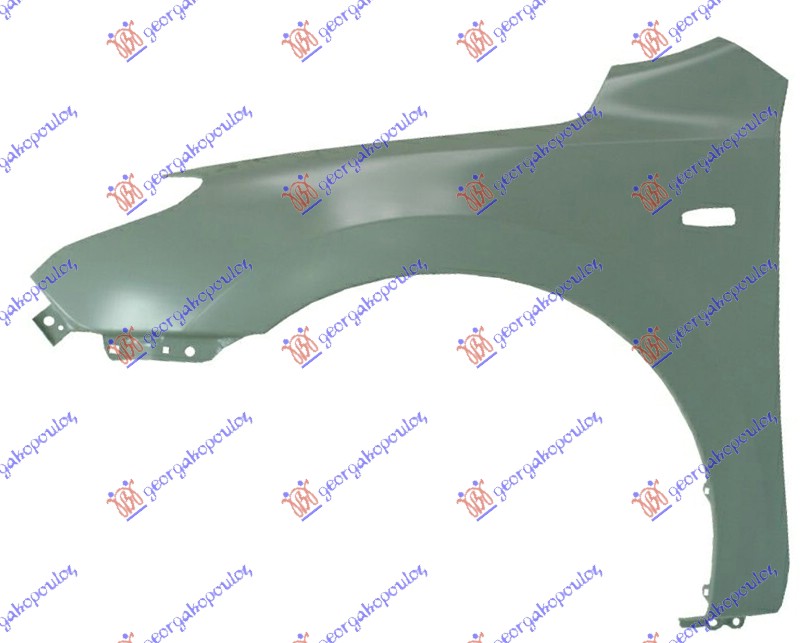 FRONT FENDER (WITH SIDE LAMP HOLE)