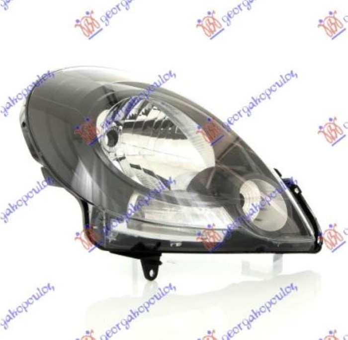 HEAD LAMP ELECTRICAL (BLACK) (TYC)