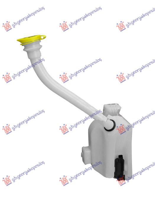 WIPER WASHER TANK (W/O REAR WIPER) (W/INLET & CAP & PUMP)