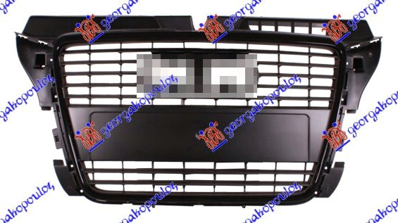 GRILLE (BLACK) (W/BLACK FRAME) (W/LICENCE PLATE)