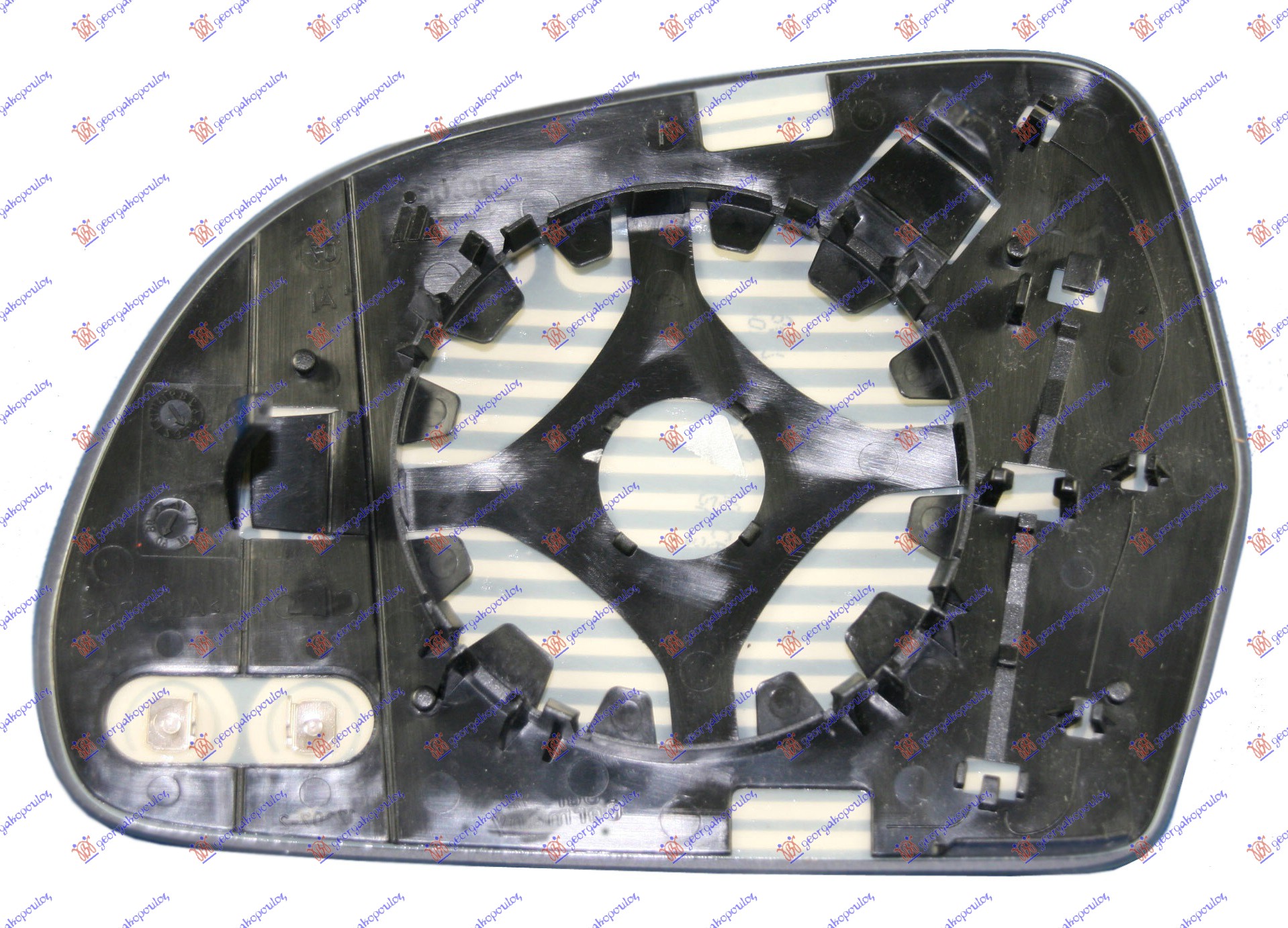 DOOR MIRROR GLASS HEATED 2010- (CONVEX GLASS)