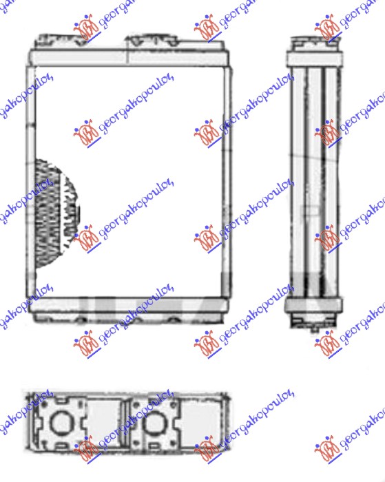 HEATER RADIATOR (180x147)