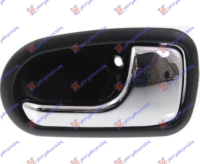 DOOR HANDLE FRONT/REAR INNER BLACK/CHROME